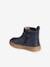 Leren babyboots met rits marineblauw - vertbaudet enfant 