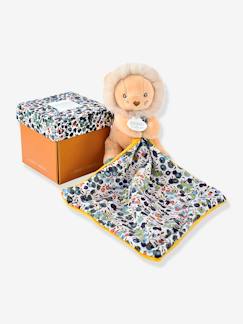 Speelgoed-Eerste levensjaren-Pop + knuffel 12cm boh'aim - DOUDOU ET COMPAGNIE