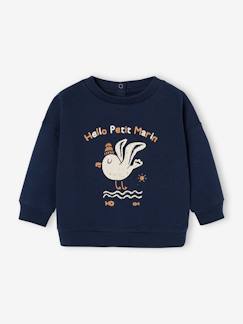 Sweatshirt Basics dierenmotief voor baby's  - vertbaudet enfant