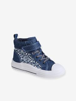 Schoenen-Meisje shoenen 23-38-Hoge sneakers met klittenband en veters voor meisjes