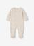 Set van 3 fluwelen babyslaappakjes BASICS cappuccino+kameel+roze (poederkleur) - vertbaudet enfant 