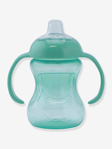 Minibeker Easy grip met handgrepen 150 ml - NUBY blauw+groen+perzik - vertbaudet enfant 