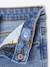 Slim meisjesjeans smal denimgrijs+donkerblauw+middenblauw - vertbaudet enfant 