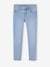 BASICS skinny broek jeansblauw+lichtblauw+stone - vertbaudet enfant 