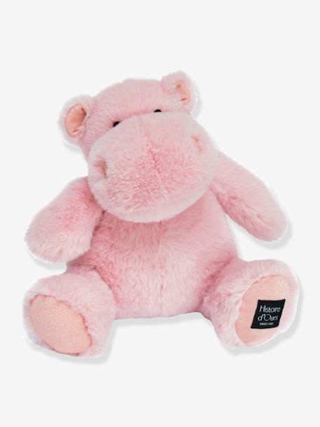 Knuffelnijlpaard - HISTOIRE D'OURS groenblauw+roze (poederkleur)+zandbeige - vertbaudet enfant 