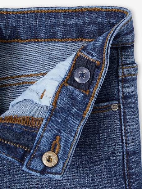 Smalle jeans large meisjes denimgrijs+donkerblauw+middenblauw - vertbaudet enfant 