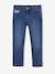 Smalle jeans large meisjes denimgrijs+donkerblauw+middenblauw - vertbaudet enfant 