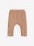 Babybroek van gekamd tricot met honingraat motief beige - vertbaudet enfant 