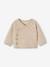 Cardigan met gekruiste opening voor pasgeborenen gemêleerd beige - vertbaudet enfant 