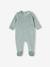 Set van 3 fluwelen babyslaappakjes BASICS cappuccino+kameel+roze (poederkleur) - vertbaudet enfant 