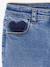 Smalle jeans large meisjes denimgrijs+donkerblauw+middenblauw - vertbaudet enfant 