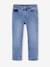 Smalle jeans large meisjes denimgrijs+donkerblauw+middenblauw - vertbaudet enfant 