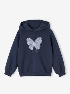 Meisje-Sweatshirt met capuchon fantasiemotief meisjes