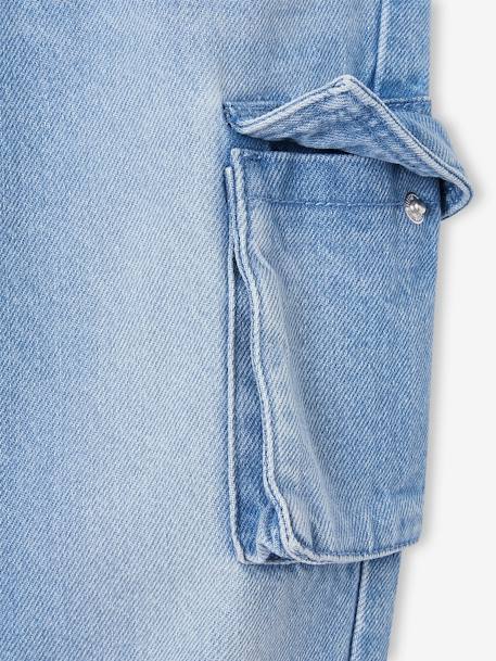 Wijde jongensjeans met meerdere zakken stone - vertbaudet enfant 