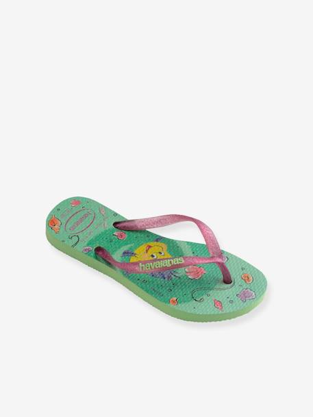 Kinderteenslippers Slim Princess HAVAÏANAS® groen - vertbaudet enfant 