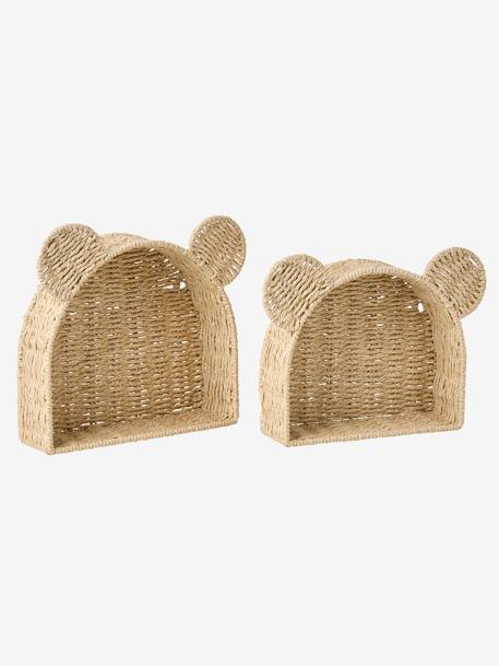 Set van 2 teddybeer-planken bruin - vertbaudet enfant 