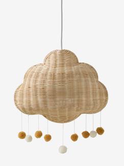 Linnengoed en decoratie-Decoratie-Rotan lampenkap wolk