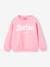 Barbie®-sweater van molton snoepjesroze - vertbaudet enfant 