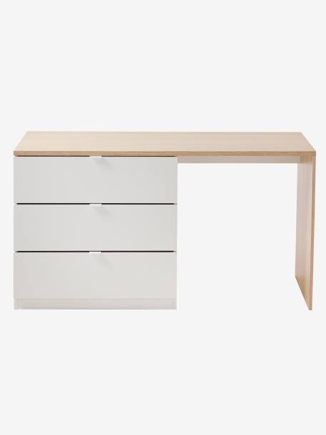 Bureau met ingebouwde kast wit - vertbaudet enfant 