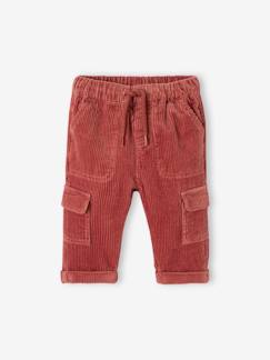 Baby-Broek, jean-Fluwelen babybroekje in battle-style