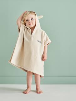 Linnengoed en decoratie-Badlinnen-Badponcho baby personaliseerbaar Animal