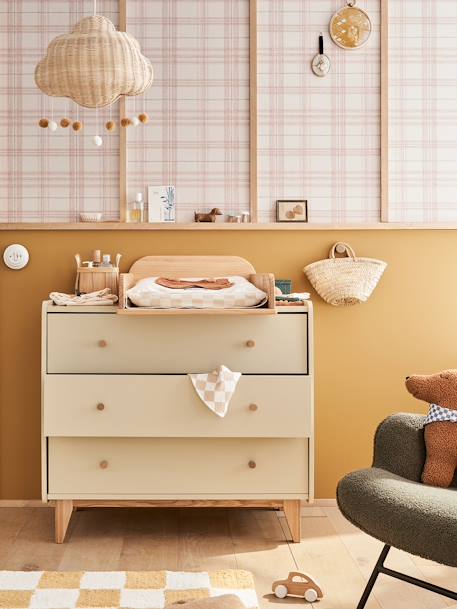 Kindercommode LIGNE FJORD linen - vertbaudet enfant 