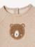 Set sweater en broek baby ecru+gemêleerd beige+rozen - vertbaudet enfant 