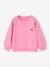 Set sport sweater + jogging van fleece voor meisjes snoepjesroze - vertbaudet enfant 