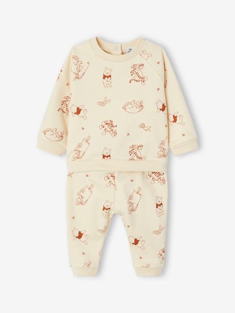 Babyset Disney® Winnie the Pooh babysweater + broek zandbeige - vertbaudet enfant 