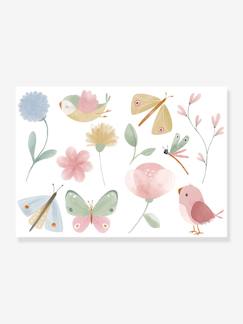 Linnengoed en decoratie-Decoratie-Muursticker - Flowers & Butterflies - LITTLE DUTCH