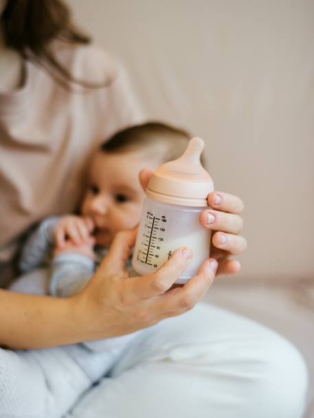 Anti-koliek zuigfles Zer0.Zer0 gemengde borstvoeding SUAVINEX 180 ml doorzichtig - vertbaudet enfant 