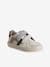 Leren sneakers met klittenband ecru - vertbaudet enfant 