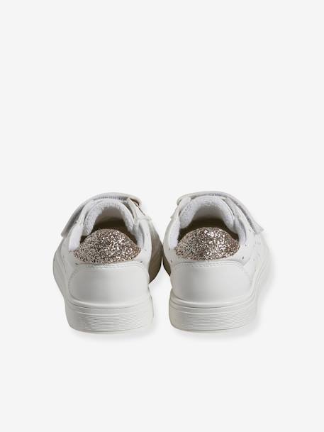 Kindersneakers met gouden details wit, bedrukt - vertbaudet enfant 