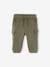 Broek van molton in battle-stijl baby antraciet+beige+kaki - vertbaudet enfant 