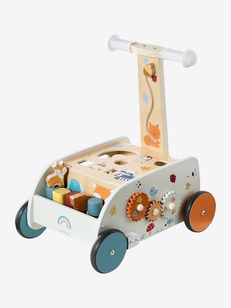 Loopwagen 2-in-1 Les amis de la forêt van FSC 100%-hout hout - vertbaudet enfant 