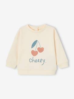 Baby-Basics babysweatshirt met drukknopen op de rug