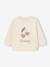 Basics babysweatshirt met drukknopen op de rug koraal+vanille - vertbaudet enfant 