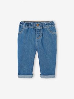 Baby-Wijde jeans babyjongen, eenvoudig aan te trekken