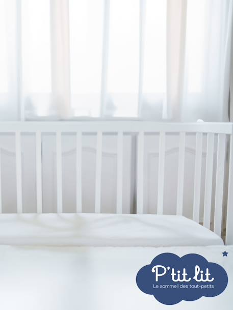 Waterdicht anti-huisstofmijt beschermlaken COSLEEPER P'TIT LIT wit - vertbaudet enfant 