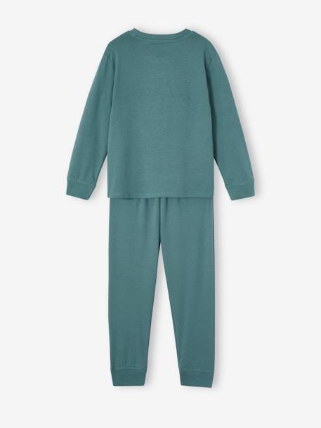 Set van 2 pyjama's voor jongens 'manga' groen - vertbaudet enfant 