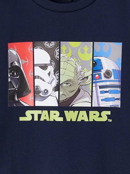 T-shirt Star Wars® lange mouwen nachtblauw - vertbaudet enfant 