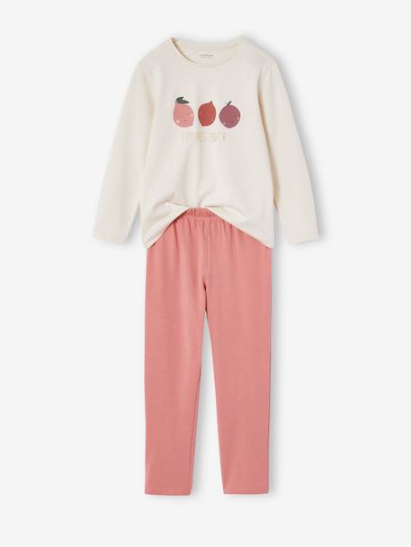 Set van 2 lange pyjama's meisjes framboos - vertbaudet enfant 