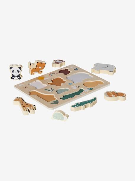 Chunky puzzel Jungle van FSC 100%®-hout hout - vertbaudet enfant 