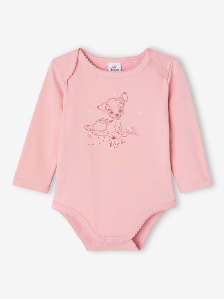 Set met 2 Disney®-rompers Bambi baby rozen - vertbaudet enfant 