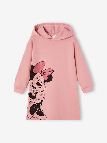 Sweaterjurk met capuchon Disney® Minnie zachtpaars - vertbaudet enfant 
