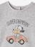 Set T-shirt + fleece broek, voor baby's, personaliseerbaar dennen+karamel - vertbaudet enfant 