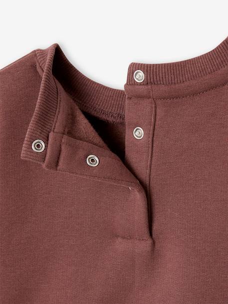 Personaliseerbare sweater jongensbaby bordeauxrood - vertbaudet enfant 