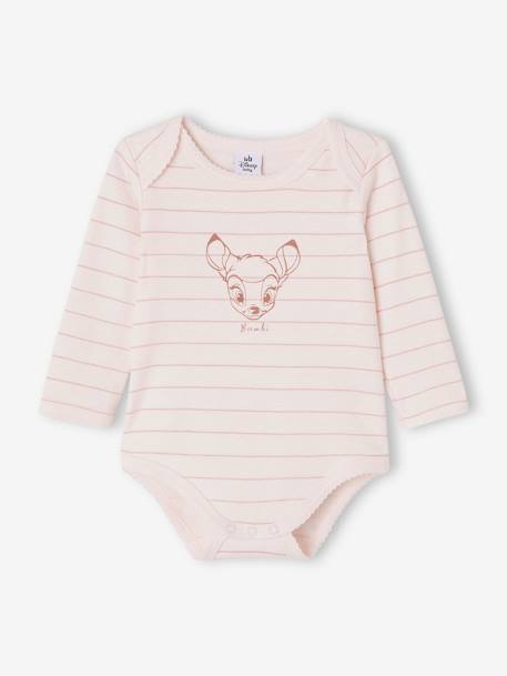 Set met 2 Disney®-rompers Bambi baby rozen - vertbaudet enfant 