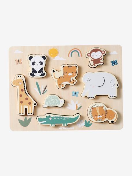 Chunky puzzel Jungle van FSC 100%®-hout hout - vertbaudet enfant 