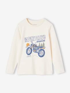 Jongens-T-shirt met ludiek patroon  - vertbaudet enfant